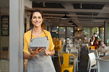 Tablette de commande en salle pour restaurant